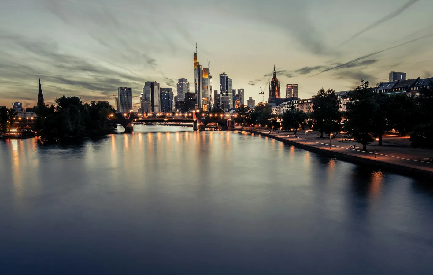 Skyline des Frankfurter Bankenviertels